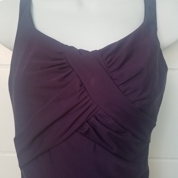 Lands' End One Piece Plum Color Swimsuit Size 10 - Picture 5 of 5